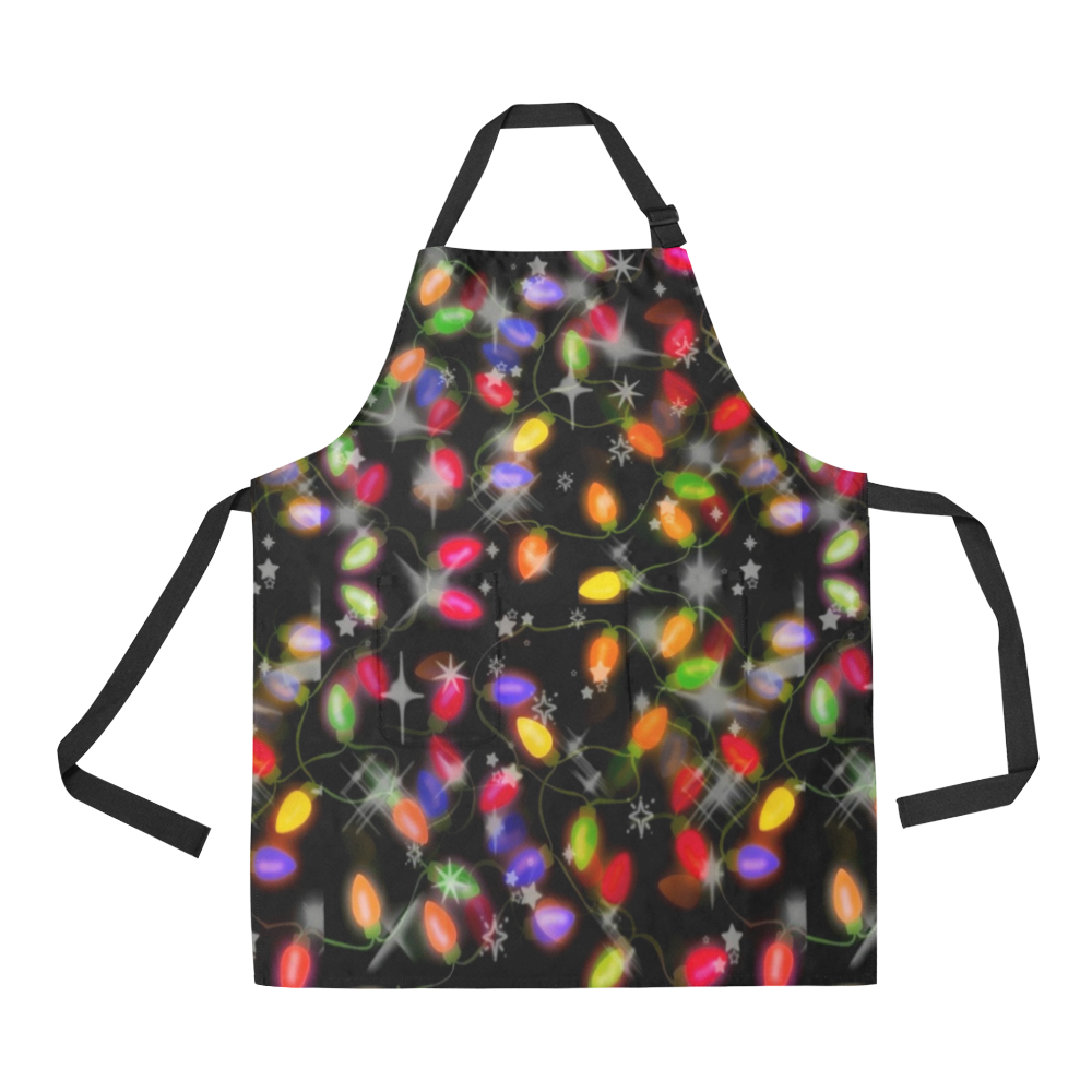 Christmas Pattern by K.Merske All Over Print Apron