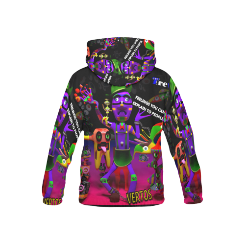 Feelings You Can't Explain (Trippy Trevor) All Over Print Hoodie for Kid (USA Size) (Model H13)