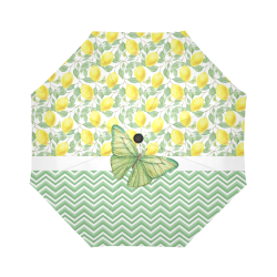 Butterfly And Lemons Auto-Foldable Umbrella (Model U04)