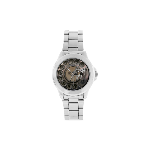 Knockout Unisex Stainless Steel Watch(Model 103)