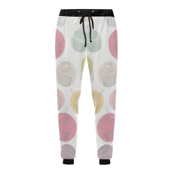 Colorful Cupcakes Unisex All Over Print Sweatpants (Model L11)
