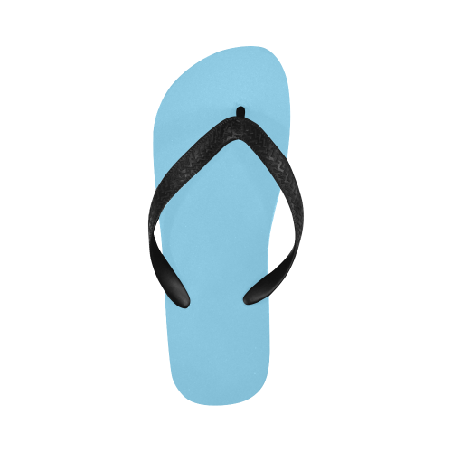 color baby blue Flip Flops for Men/Women (Model 040)