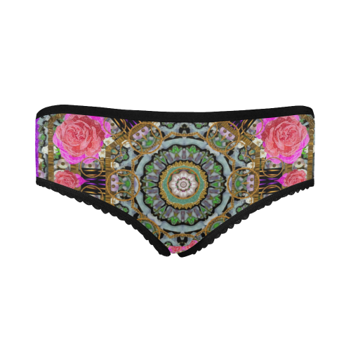 roses in a color cascade of freedom and peace Women's All Over Print Classic Briefs (Model L13)