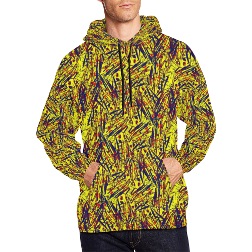 colorful abstract All Over Print Hoodie for Men (USA Size) (Model H13)