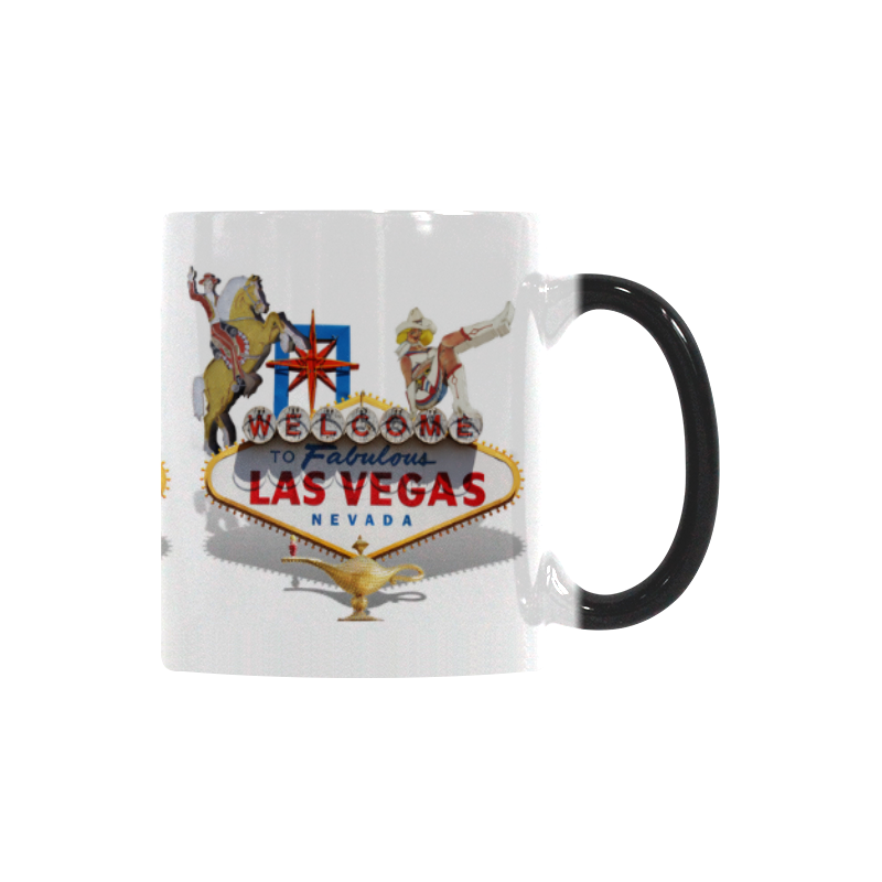 Las Vegas Welcome Sign Custom Morphing Mug (11oz)