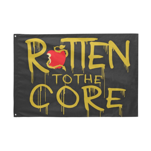 Rotten to the core Garden Flag 70"x47"