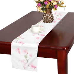 Pattern Orchidées Table Runner 16x72 inch