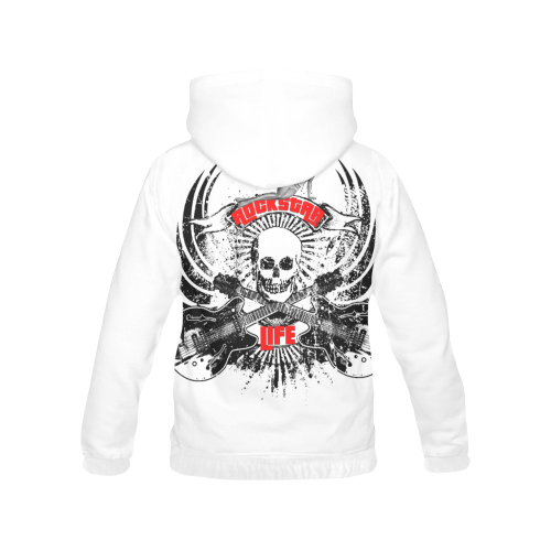 Rockstar Life Hoodie All Over Print Hoodie for Men/Large Size (USA Size) (Model H13)