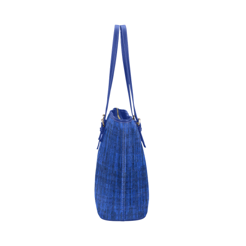 BLUE PASSION Leather Tote Bag/Large (Model 1651)