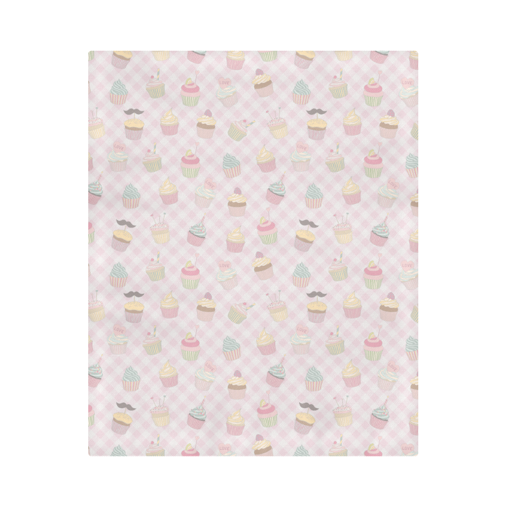 Cupcakes Duvet Cover 86"x70" ( All-over-print)