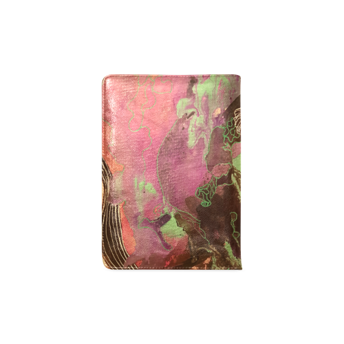 Pink Abstract high res Custom NoteBook A5