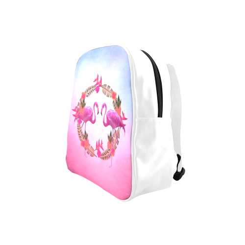 Flamingo Holiday School Backpack (Model 1601)(Small)