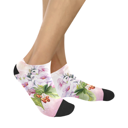 Wonderful flowers Women's Ankle Socks