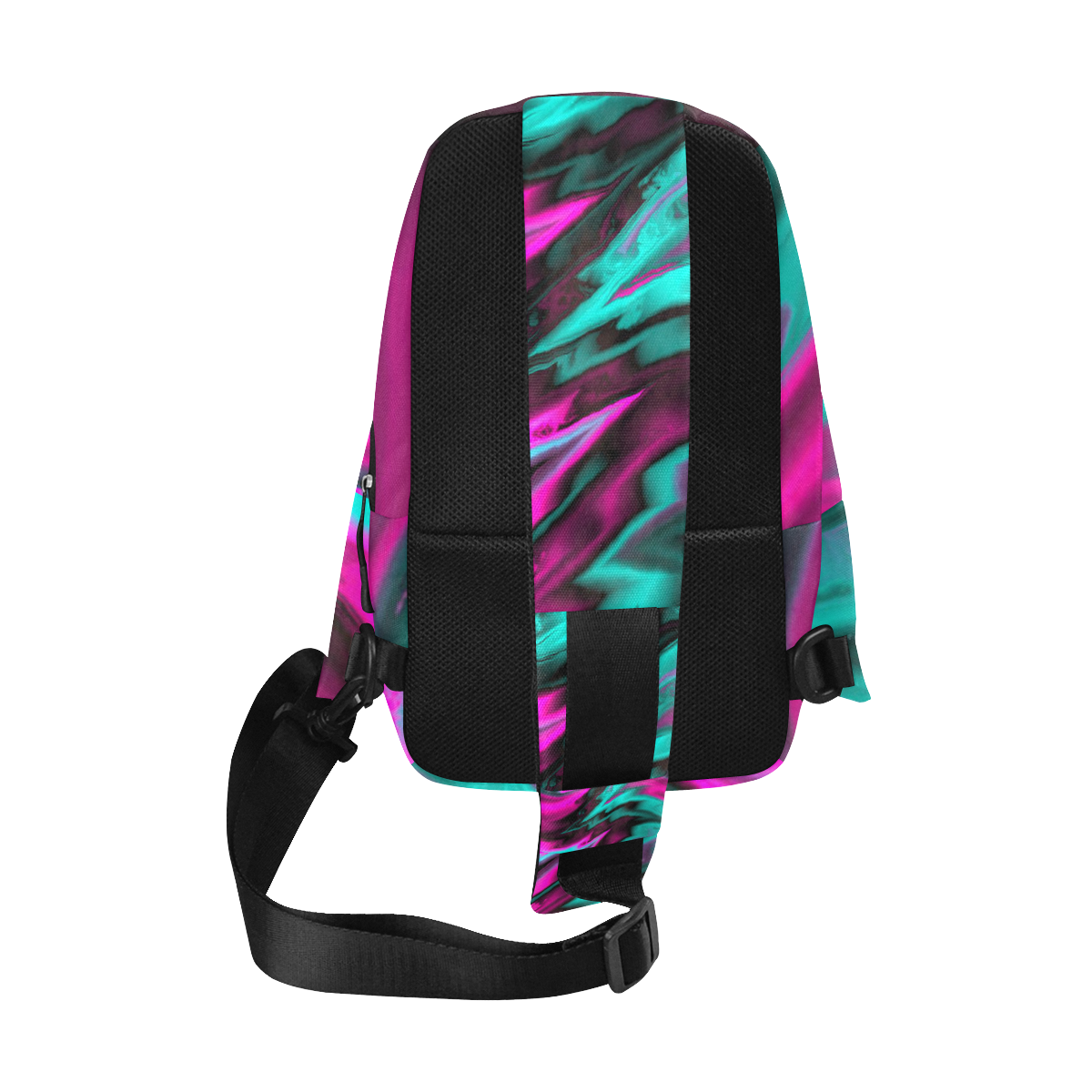 fractal waves A by JamColors Chest Bag (Model 1678)
