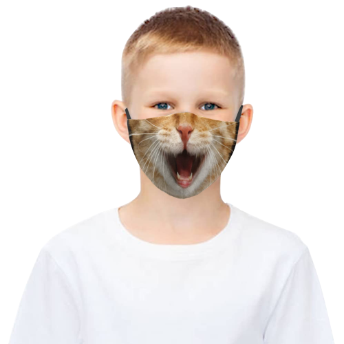 catface 3D Mouth Mask with Drawstring (Pack of 5) (Model M04)