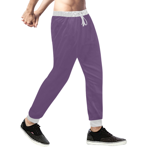 color purple 3515U Men's All Over Print Sweatpants (Model L11)
