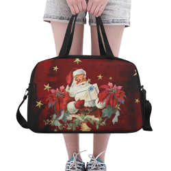 Santa Claus with gifts, vintage Fitness Handbag (Model 1671)