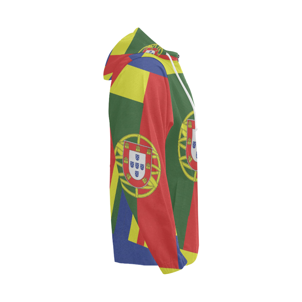 PORTUGAL  ABSTRACT All Over Print Full Zip Hoodie for Men (Model H14)
