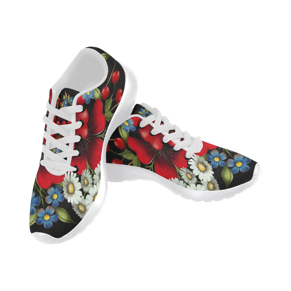 Bouquet Of Flowers Women’s Running Shoes (Model 020)