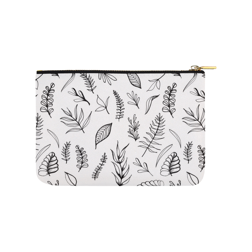 DANCING LEAVES Carry-All Pouch 9.5''x6''