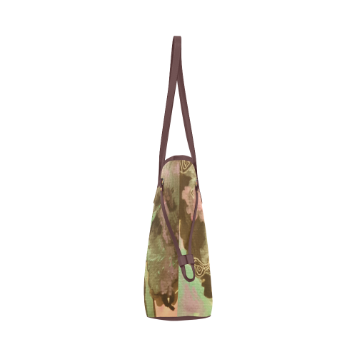 Blooming In Motion Clover Canvas Tote Bag (Model 1661)