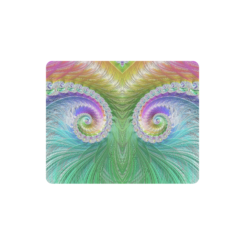 Frax Fractal Rainbow Rectangle Mousepad