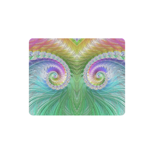 Frax Fractal Rainbow Rectangle Mousepad