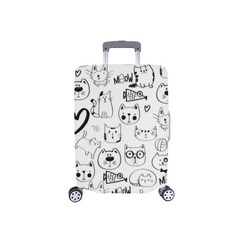 Meow Cats Luggage Cover/Small 18"-21"