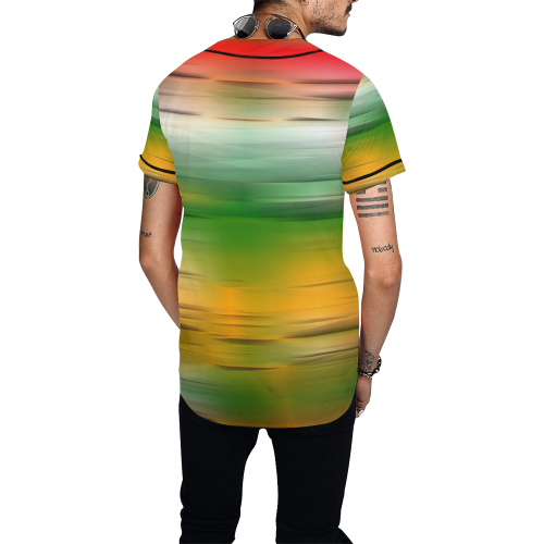 noisy gradient 3 by JamColors All Over Print Baseball Jersey for Men (Model T50)