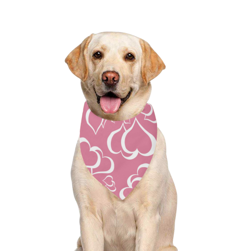 Pink ipod touch Pet Dog Bandana/Large Size