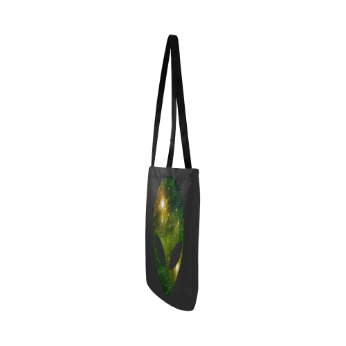 Cosmic Alien - Galaxy - Stars Reusable Shopping Bag Model 1660 (Two sides)