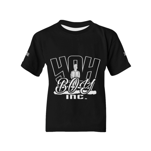 YahBoy Inc Black Kids' All Over Print T-shirt (Model T65)