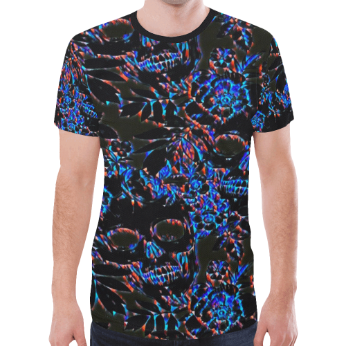 Woke Skulls Rave Festival 242 New All Over Print T-shirt for Men (Model T45)