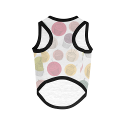 Colorful Cupcakes All Over Print Pet Tank Top