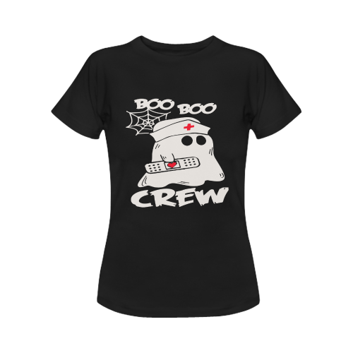 Boo boo crew ghost nurse, ghost and halloween, nurse and halloween Women's T-Shirt in USA Size (Front Printing Only)