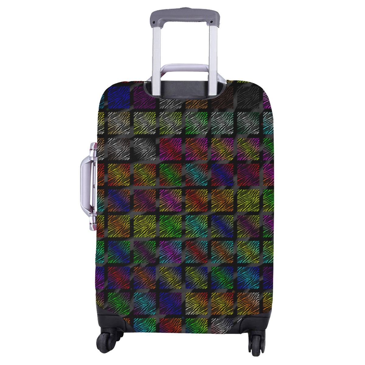 Ripped SpaceTime Stripes Collection Luggage Cover/Large 26"-28"