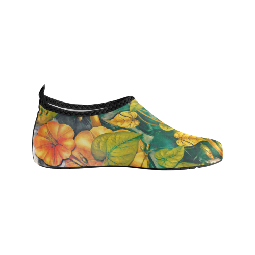 flowers #flowers #pattern Women's Slip-On Water Shoes (Model 056)