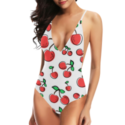 CEREZAS Sexy Lacing Backless One-Piece Swimsuit (Model S10)