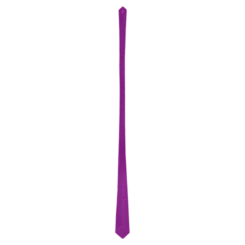 color purple Classic Necktie (Two Sides)