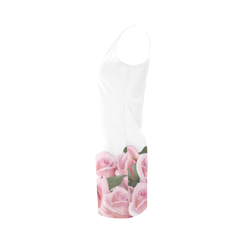Pink Roses Medea Vest Dress (Model D06)