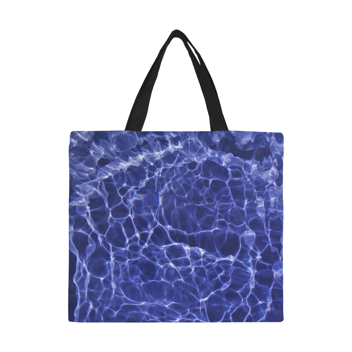 Rattled Water All Over Print Canvas Tote Bag/Large (Model 1699)