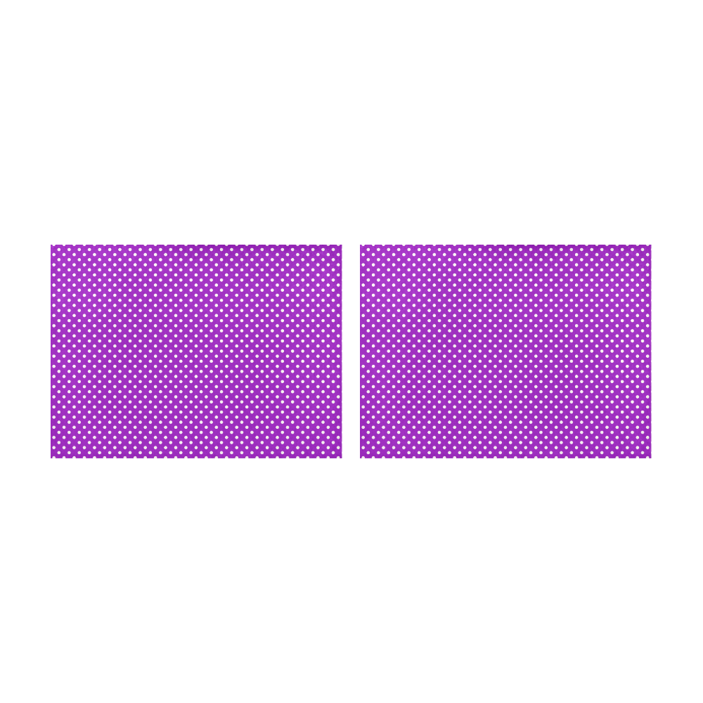 Lavander polka dots Placemat 14’’ x 19’’ (Set of 2)