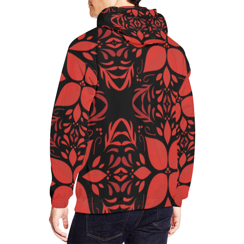 18dr All Over Print Hoodie for Men (USA Size) (Model H13)
