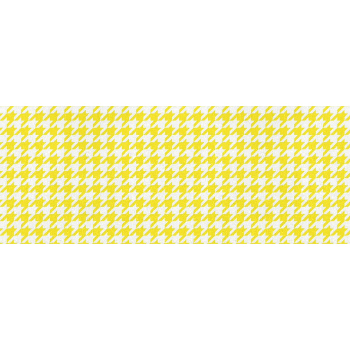 Friendly Houndstooth Pattern,yellow by FeelGood Gift Wrapping Paper 58"x 23" (5 Rolls)