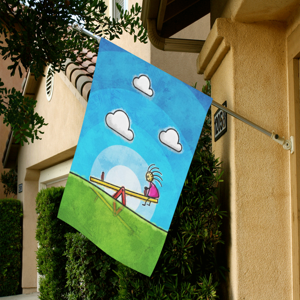 Imaginary Friend Garden Flag 28''x40'' （Without Flagpole）