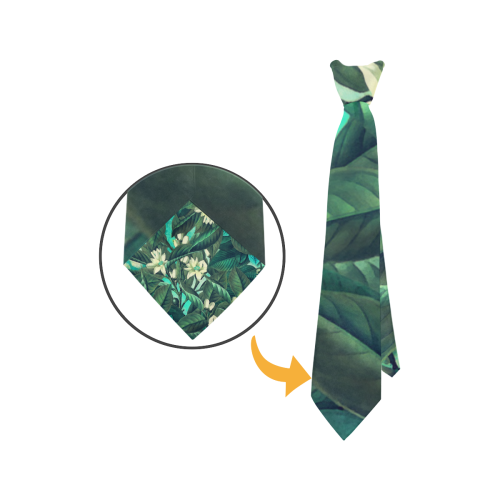 flowers #flowers #pattern Custom Peekaboo Tie with Hidden Picture