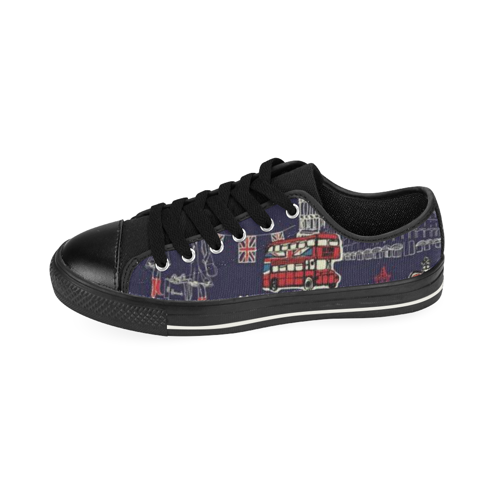Washington Low Top Canvas Shoes for Kid (Model 018)