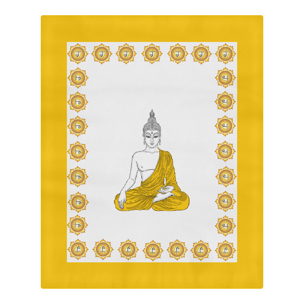 solar plexus chakra meditation 3-Piece Bedding Set