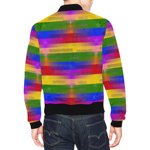 Pride 2020 by Nico Bielow All Over Print Bomber Jacket for Men (Model H19)