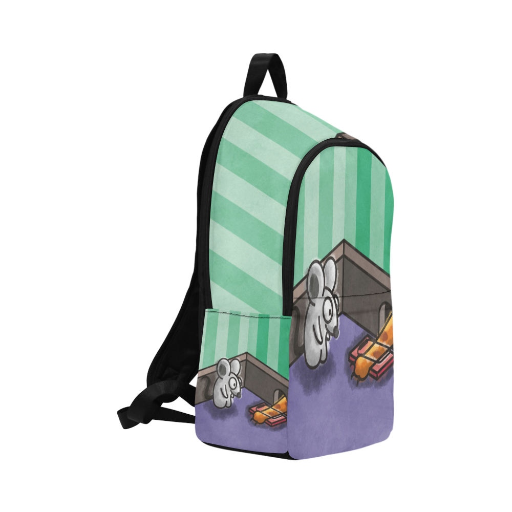 Dumb Cat Fabric Backpack for Adult (Model 1659)